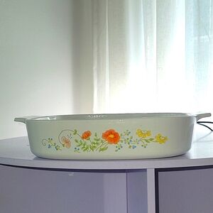 Vintage Corningware Wildflowers Casserole